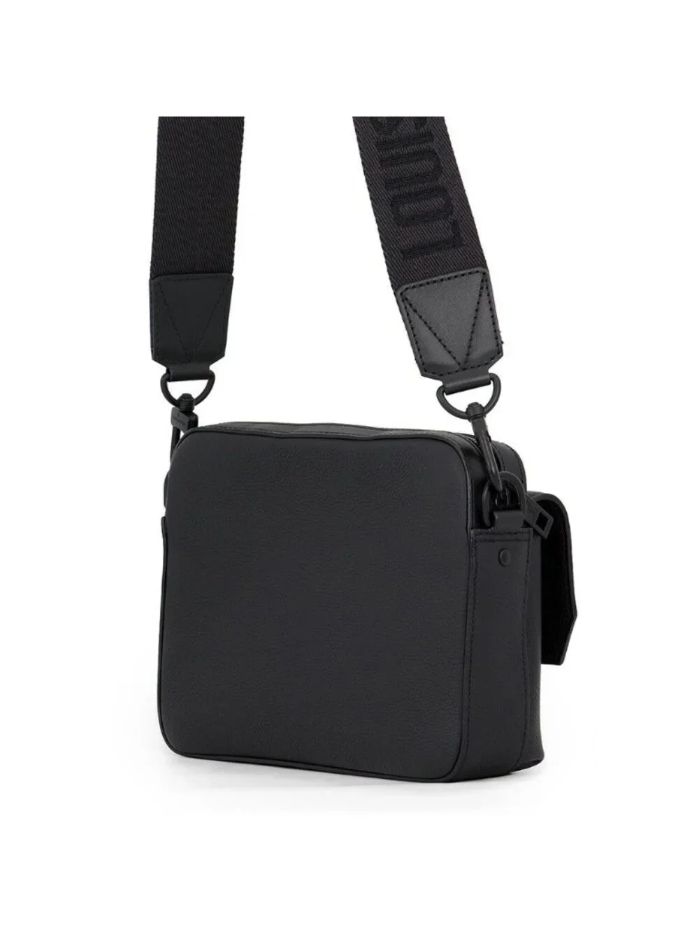Louis Vuitton Shoulder Bag Leather LV Aerogram Fast Line Messenger Black
